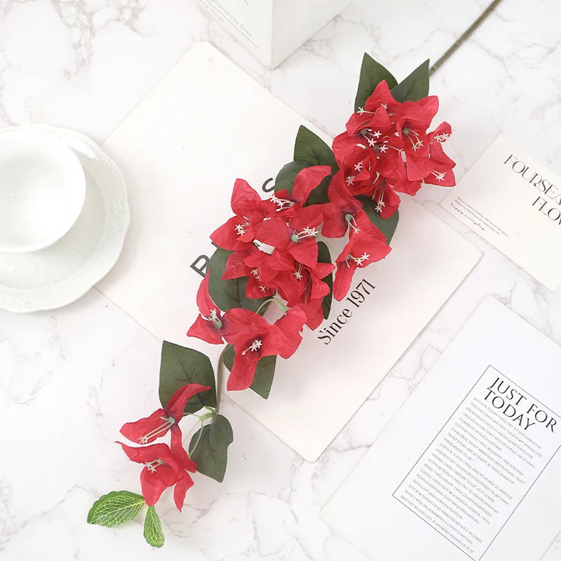 artificial rattan flowers 78cm long branches for wedding, anniversary, event decor, home and outdoor display, vase flower arrangement, desktop placement