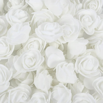 Artificial Foam Rose Flowers, 100/300Pcs 3cm, DIY Craft Supplies for Wedding, Valentine's Day, Bridal Shower, Home Decor, Indoor Floral Arrangements