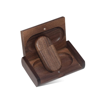 Custom Wooden USB Flash Drive with Gift Box, 64GB/32GB/16GB/8GB Memory Stick for Photography, Weddings, Business, USB 2.0 Pen Drive, Creative Storage Solution
