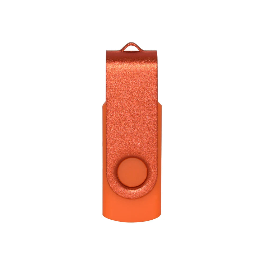 usb flash drive multi-storage options, high-speed metal pen drive, usb 2.0, 128gb/64gb/32gb/16gb/8gb/4gb, universal use for computer, car, tv, 8 colour choices