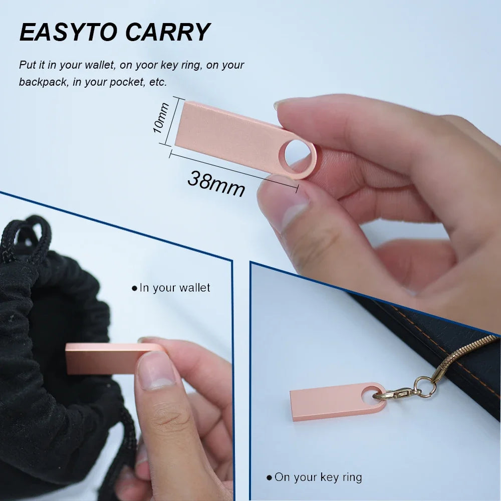 jaster key chain memory stick 128gb metal usb flash drive 64gb for laptop memory stick 32gb black u disk 16gb mini creative gift