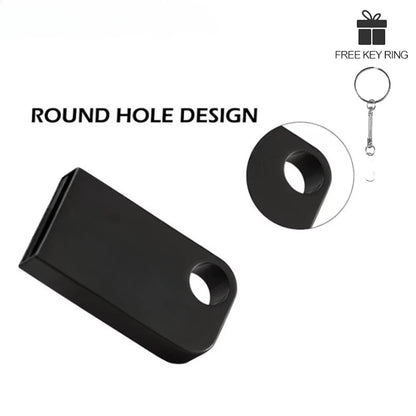 128GB Metal USB Flash Drive Keychain | High Speed USB 3.0 Memory Stick | Shatterproof Waterproof Pen Drive for PC Laptop TV | Creative Business Gift