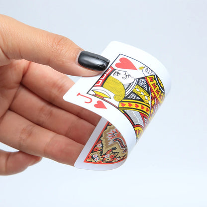 Boxed Red and Blue Bridge Playing Cards Table Game Bundle - 2 Decks Waterproof for Family Fun, Card Games, Poker, Rummy, Indoor and Outdoor Use