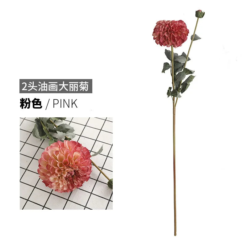 artistic white artificial flower branch 100cm | silk texture | home & event decor | ideal for weddings, anniversaries & indoor decoration