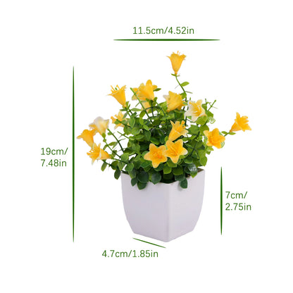 Artificial Bonsai Plant for Desktop, Office, or Window Sill | Plastic Decorative Potted Plant | Ideal for Home Decor, Outdoor Exhibitions | Natural-Looking Indoor Ornament