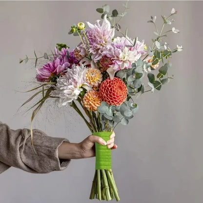 Artificial Flower Tape for Floral Stem Wrapping, Self-Adhesive Green Tape for Bouquets, Weddings, Crafts, Versatile Floral Arrangements, Paper Material, Multiple Occasions