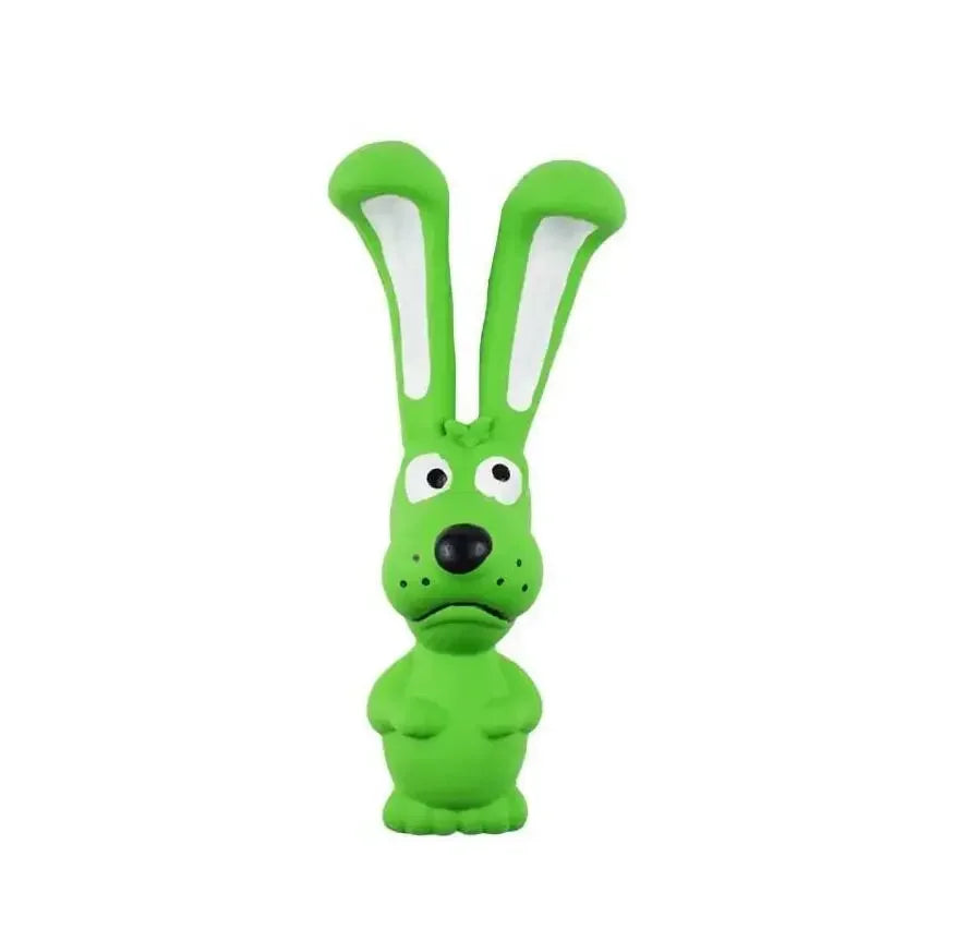 latex animal-shaped squeaky dog toy - durable, bite-resistant, fun pet play for small to large dogs, ideal for chewing and engaging playtime activities