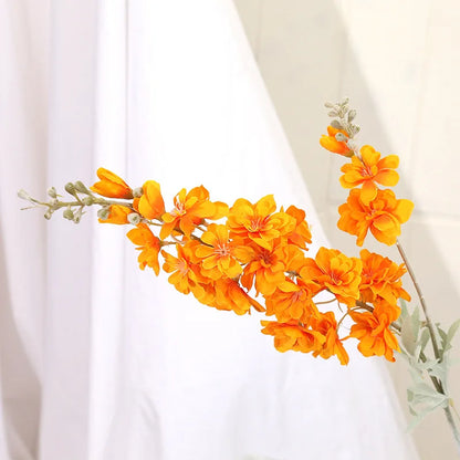 Artificial Flowers Blue Delphinium Long Stem Larkspur for Wedding Centrepieces Arrangements, Silk Flower Branch for Vase, Home Decor, Party Decorations