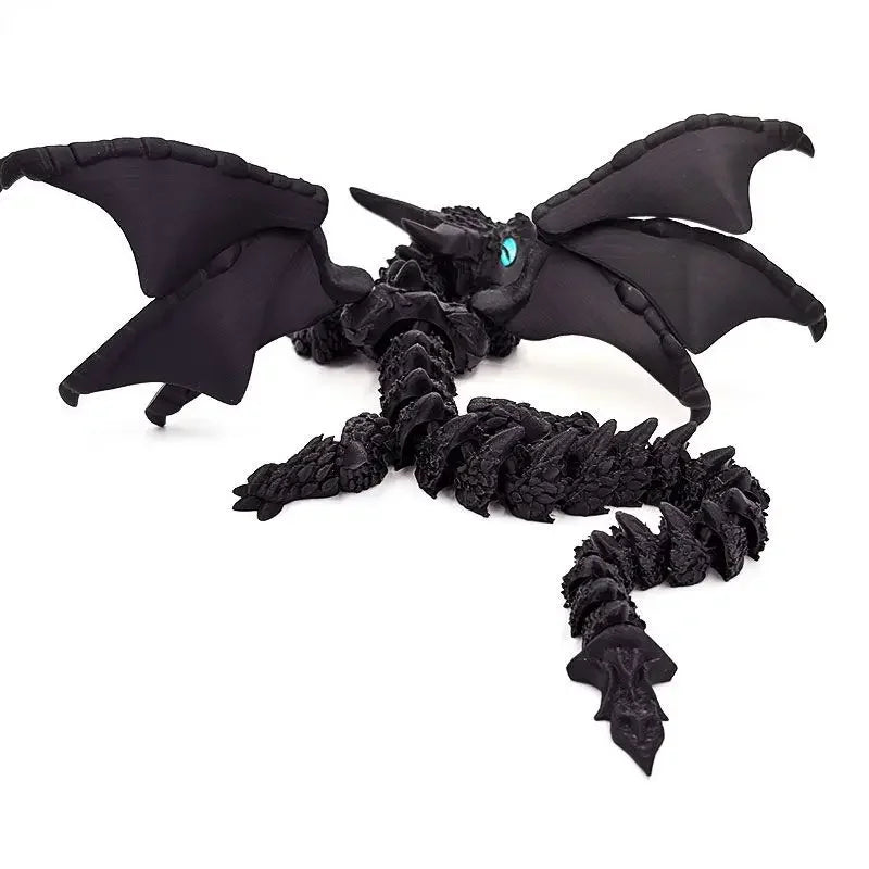 3d dragon rotatable articulated dragon kid gifts realistic statue decor