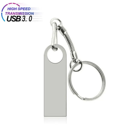 USB 3.0 Metal Flash Drive 8GB-128GB Memory Stick, High-Speed Data Storage, Portable Pendrive for PC, Laptop, Car, Compatible with Multiple Devices