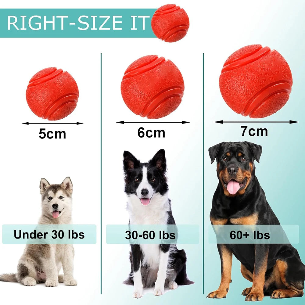 eco-friendly rubber dog chew ball - non-toxic, high bounce, tooth cleaning, bite-resistant, ideal for dogs of all ages, fetch & training, indoor/outdoor fun