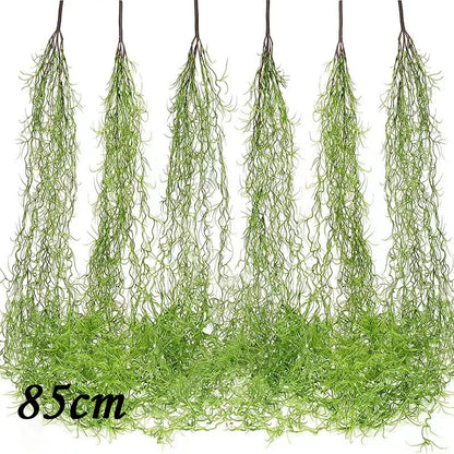 Artificial Ivy Garland Rattan Vine - Home, Bridal Shower, Outdoor Decor - 2.1M/2.3M Length, Hanging Fake Foliage, Greenery Creeper, Leaf Wreath for Exhibition Use