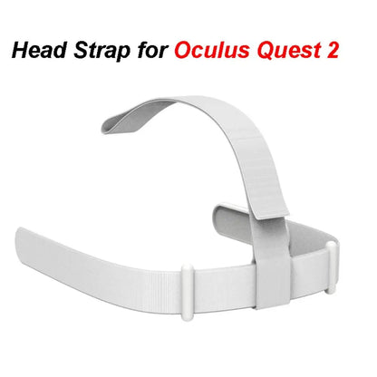B0DJSZF6TT T-Shaped Fixed Support Strap Adjustable VR Headband Durable Knitted Fabric Head Strap for Oculus Quest 2 - Comfortable and Stable Fit