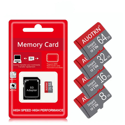 B0F1D96BX4 High-Speed Micro TF SD Card 128GB 256GB 512GB Class 10 Memory Card V10 for Smartphones Camera Tablets and Speakers