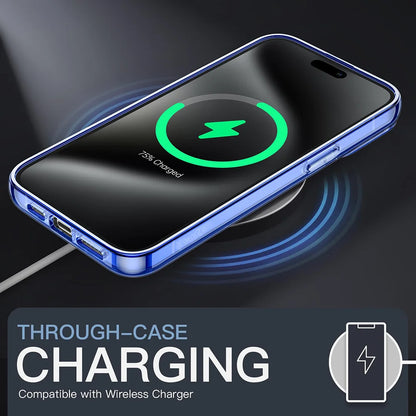 Ultra Slim Transparent Silicone Case for iPhone 14/15/16 Plus, Pro, Max - Soft TPU, Anti-Fingerprint, Dustproof
