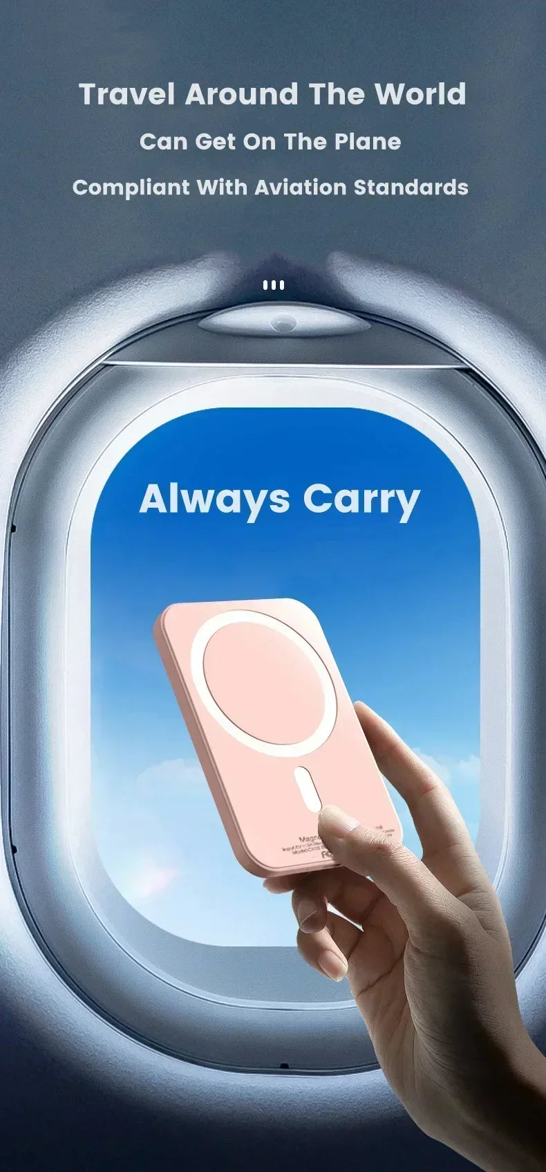 b0dnmm5l4v 50000mah portable wireless charger macsafe auxiliary backup external magnetic battery pack power bank for iphone 15 14 13