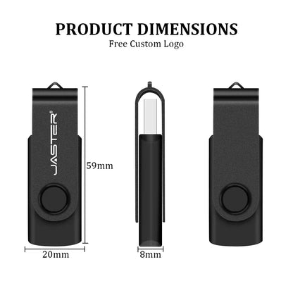 У - Тарелка USB 32GB Flash Drive 16GB Memory Stick Metal Jump Drive Swivel Pendrive Portable 64GB 128GB USB 3.0 Pen Drives for Fast Data Transfer