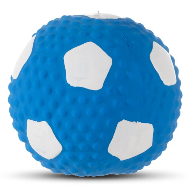 interactive squeaky dog toys rubber latex balls for small to large dogs, rugby football volleyball design, pet chew ball, stimulating sounding play