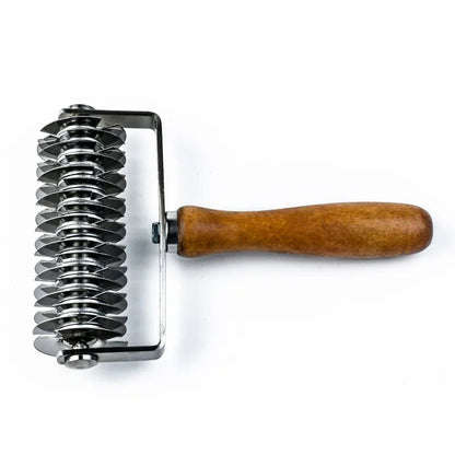 B09H1WSHLJ Kitchen Stainless Steel Lattice Cutter Roller Pastry Bread Pizza Wheel Pie Dough  DIY Bakeware Cooking Tools