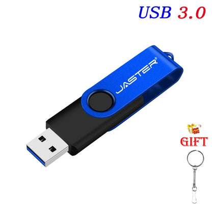 У - Тарелка USB 32GB Flash Drive 16GB Memory Stick Metal Jump Drive Swivel Pendrive Portable 64GB 128GB USB 3.0 Pen Drives for Fast Data Transfer