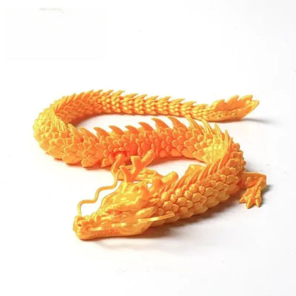 60/45/30cm 3D printed Chinese dragon Shenlong crafts ornamentsToy joint movable dragon Model Home Office Decoration Decor Gifts