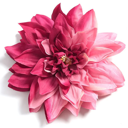 Artificial Dahlia & Chrysanthemum Flower Heads, 5/10pcs, 15cm, Silk DIY Home Decor, Bridal Bouquet Accessories, Party, Anniversary, Indoor Decoration