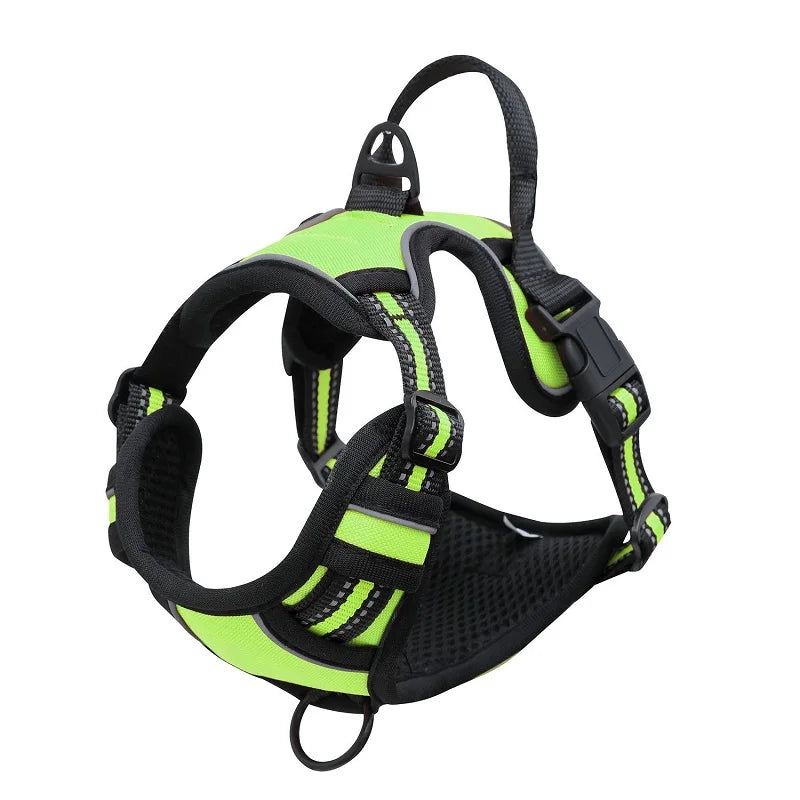 no pull dog harness for large dogs heavy duty reflective easy control handle