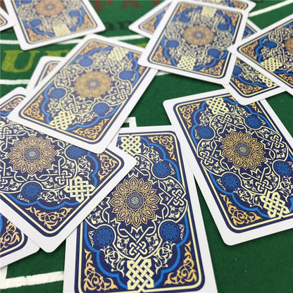 2PCS Lot Waterproof Plastic Playing Cards Texas Hold'em Poker 2.28x3.46 Inch - Durable PVC, Perfect for Game Nights and Tournaments, Easy to Clean, Ideal for All Players