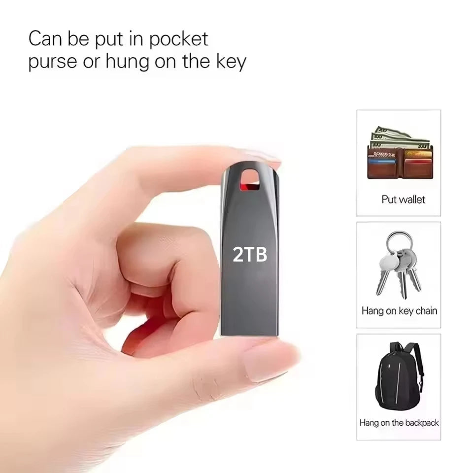 xiaomi 2tb usb 3.0 metal flash drive high speed pendrive waterproof portable usb drive 1tb 512gb 256gb memoria usb flash disk for data storage and backup