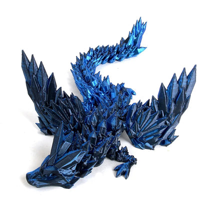 3D Printing Dragon Ornaments Sculpture Flexible Articulated Figurines Toys