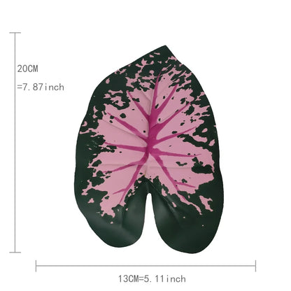 Artificial Pink Leaf Bonsai Plant Decoration - Lifelike Plastic Potted Plant for Home, Wedding, Bridal Shower, and Outdoor Display - Ideal Desktop Ornament, Non-Customisable