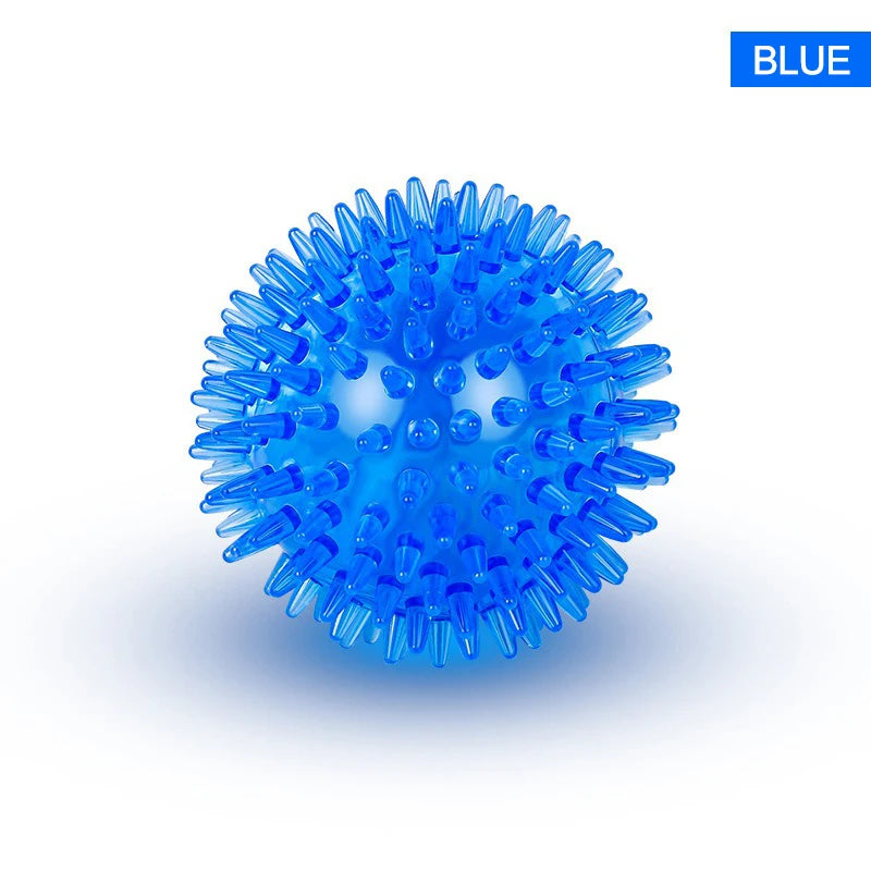 dog chew ball with textured surface for tooth cleaning, durable interactive toy for exercise and training, ideal for dogs' playtime and oral health