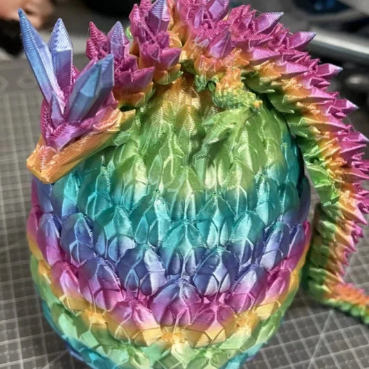 3D Printed 12inch Crystal Dragon Egg Fidget Toy for Adults Gifts