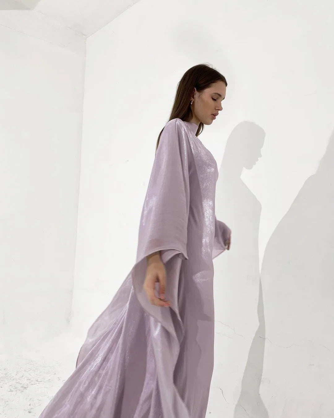 purple eid muslim ramadan abaya luxury evening party kaftan robe clothing for women - elegant a-line design, perfect for celebrations and special occasions