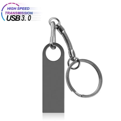USB 3.0 Metal Flash Drive 8GB-128GB Memory Stick, High-Speed Data Storage, Portable Pendrive for PC, Laptop, Car, Compatible with Multiple Devices