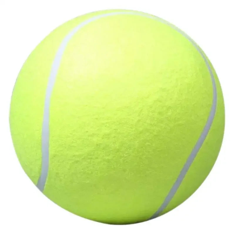 large plush tennis ball toy for dogs, interactive fleece chew & training aid, durable exercise & play, 7/8/9.5 inch, great for indoor & outdoor pet fun