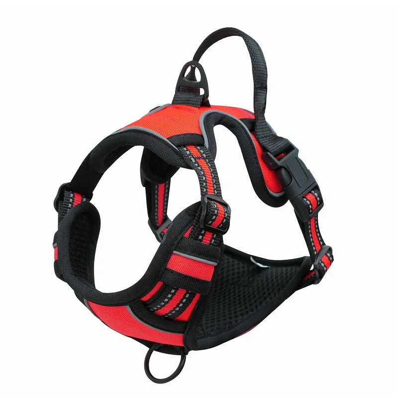 no pull dog harness for large dogs heavy duty reflective easy control handle