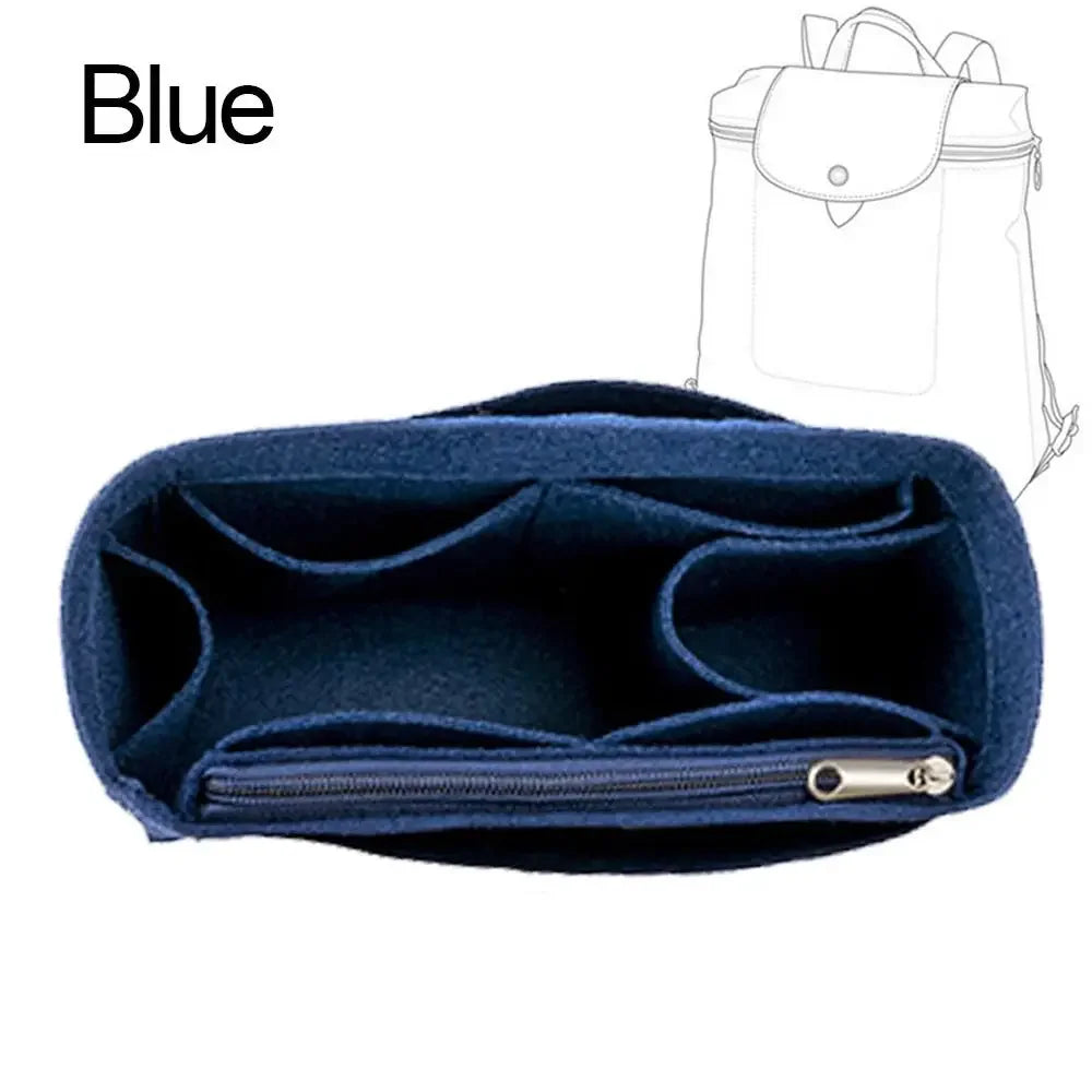 soft pouch organizer felt insert bag inner bag handbag insert bag purse linerfor longchamp le pliage backpack bag