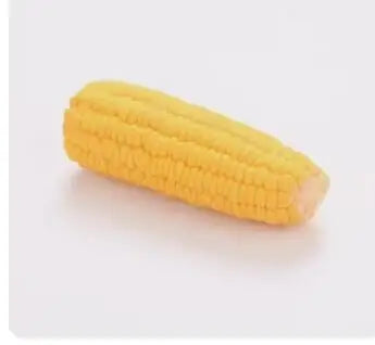 Squeaky Dog Chew Toy, Corn-Shaped, Durable Rubber & Latex, Engaging for Small Dogs, Aids Dental Health, Interactive Pet Supplies, Ideal for Training & Play