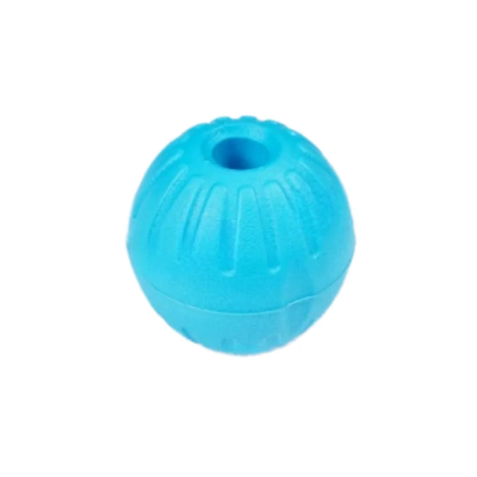 floating dog chew toy, durable eva 7cm/9cm ball for training & fetch, multi-coloured waterproof, ideal for beach & park play, perfect for small to large dogs