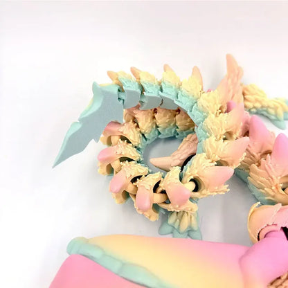 3D Dragon Rotatable Articulated Dragon Kid Gifts Realistic Statue Decor