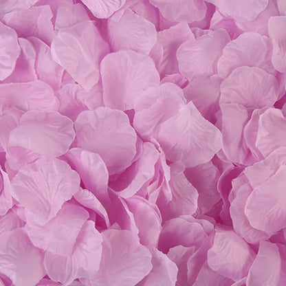 Artificial Silk Rose Petals 1000pcs for Romantic Occasions, Wedding, Anniversary, Proposal, Valentine's Floral Decor, Non-Woven Indoor Home Decoration