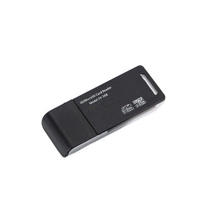 USB 2.0 TF Micro SD Card Reader Adapter for High-Speed Data Transfer, Compatible with Computers, Notebooks, Laptops, Supports USB Disk Writing with Dual Port Design