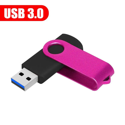 64GB USB 3.0 Metal Flash Drive Waterproof Memory Stick for PC, Car, TV - High-Speed Data Transfer, Durable Storage Solution