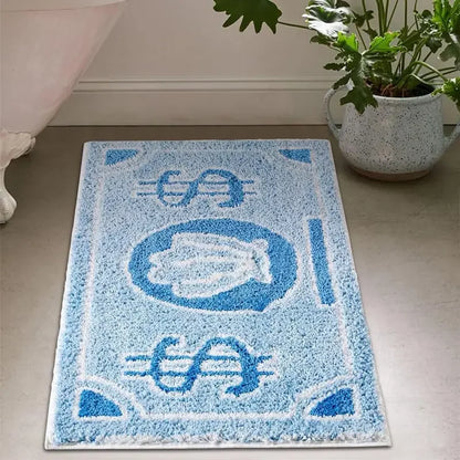 VIKAMA Coin Imitation Cashmere Carpet Spongebob Squarepants Bedroom Living Room Blanket Home Decor Non-Slip Waterproof Decorative Rug