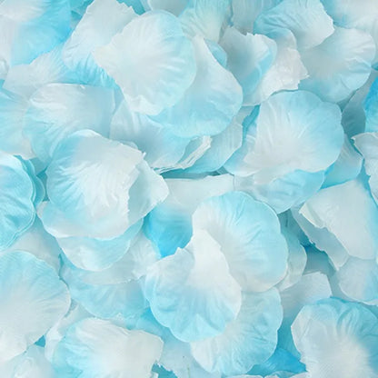 Artificial Silk Rose Petals 1000pcs for Romantic Occasions, Wedding, Anniversary, Proposal, Valentine's Floral Decor, Non-Woven Indoor Home Decoration