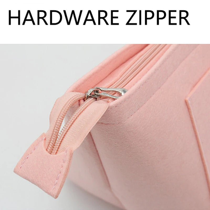 felt insert bag fits for longchamp handbag felt liner bag makeup bag support travel portable purse organizer fit various bags