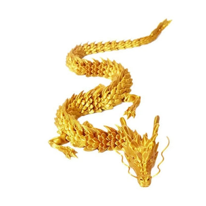 60CM 3D Printed Gem Dragon Crystal Fidget Toy Rotatable Articulated Dragon Ideal Gift for Kids with ADHD Perfect for Birthdays