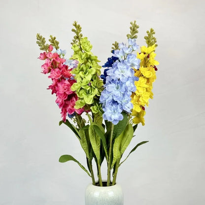 Artificial Hyacinth Floral Branch - Violet PP Material for Home Decoration, Wedding, Anniversary, Birthday, Bridal Shower, Indoor Use, Non-Toxic, Realistic Look