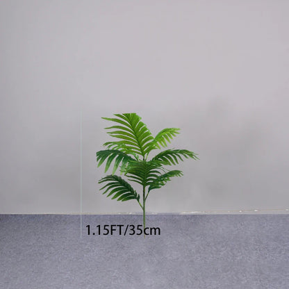 150cm Tall Artificial Palm Tree with Real Touch Leaves, Indoor Outdoor Decorative Fake Plant for Home, Office, Garden, Shop, Party, Exhibition, Jungle Theme Decor